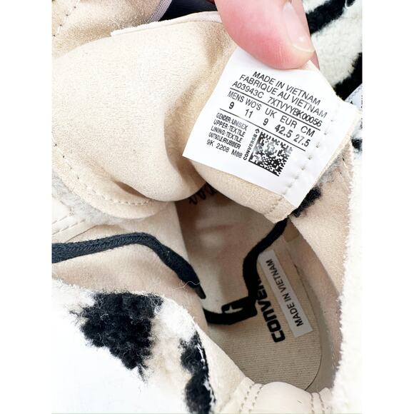 Converse x DRKSHDW Turbodrk Square-Toe Sneakers Black White - Picture 2 of 7